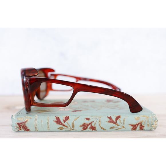 Vintage 1980s Foster Grant Sunglasses NOS Korea Grandpacore No side Shields - Picture 5 of 10